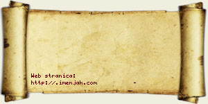 Jasmina Antovski vizit kartica